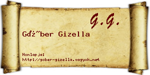 Góber Gizella névjegykártya